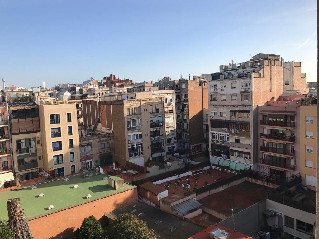 Výhľad na mesto Barcelona alebo výhľad na mesto priamo z apartmánu