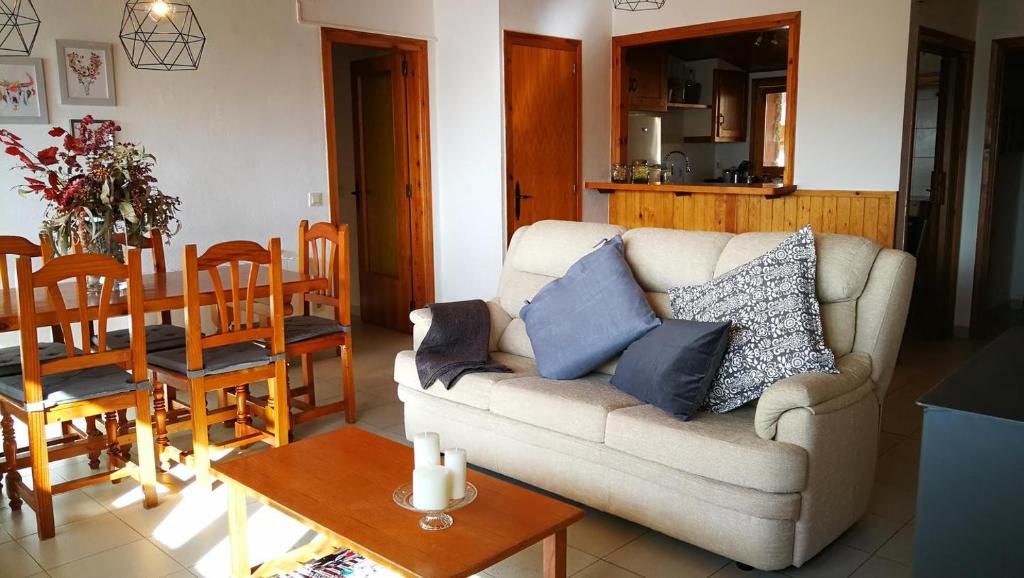 Posezení v ubytování Apartamento en el centro de Bellver