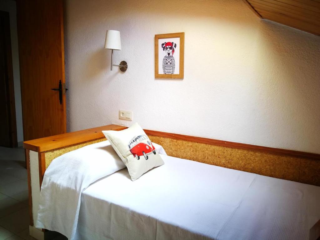 Postel nebo postele na pokoji v ubytování Apartamento en el centro de Bellver