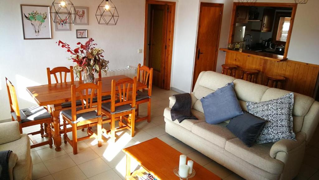 Posezení v ubytování Apartamento en el centro de Bellver