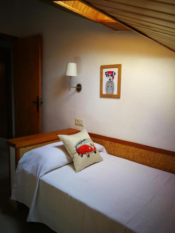 Postel nebo postele na pokoji v ubytování Apartamento en el centro de Bellver