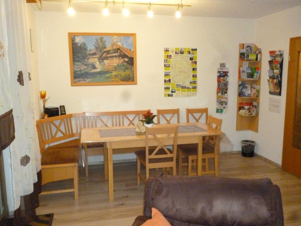 Posezení v ubytování Gaestezimmer Klein