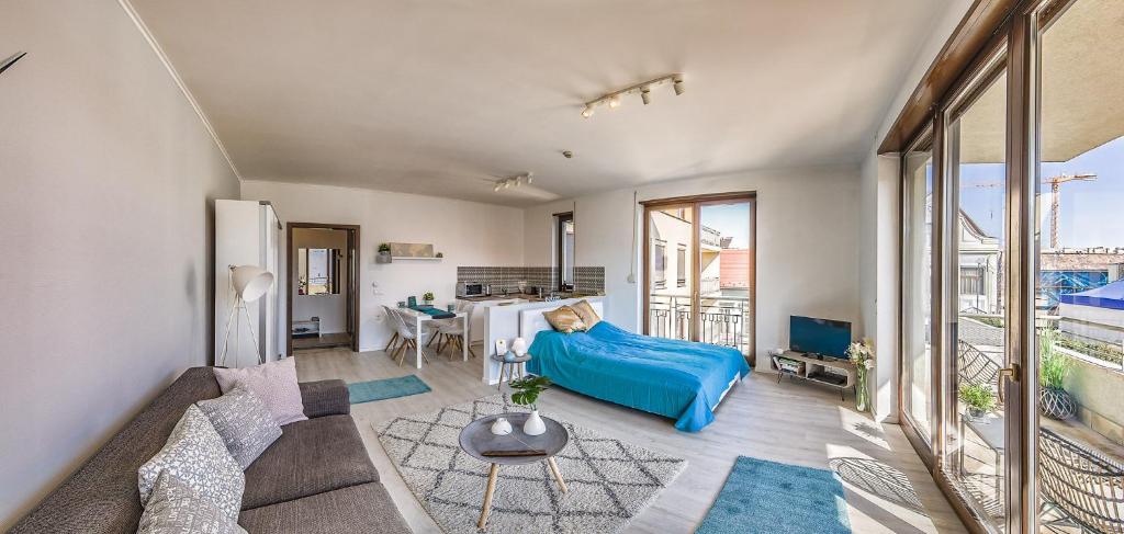 Posedenie v ubytovaní Sunny Deluxe Apt. & Terrace