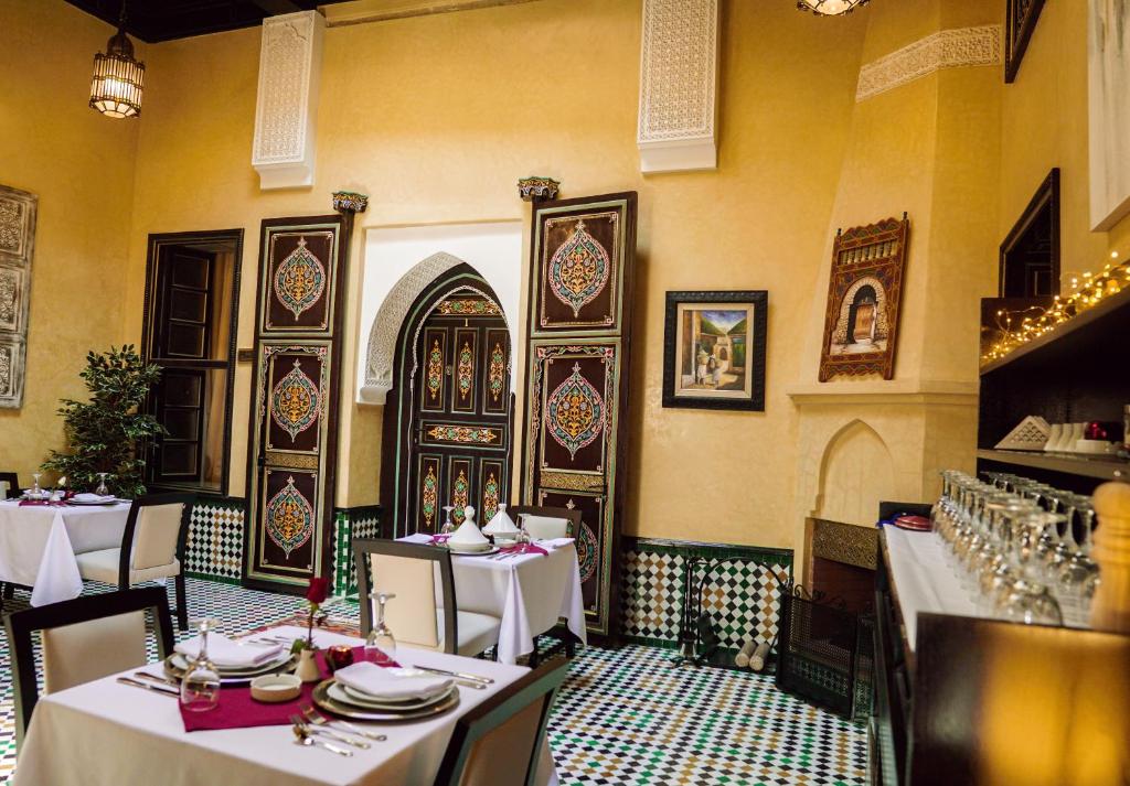 Restaurace v ubytování Riad Zidania