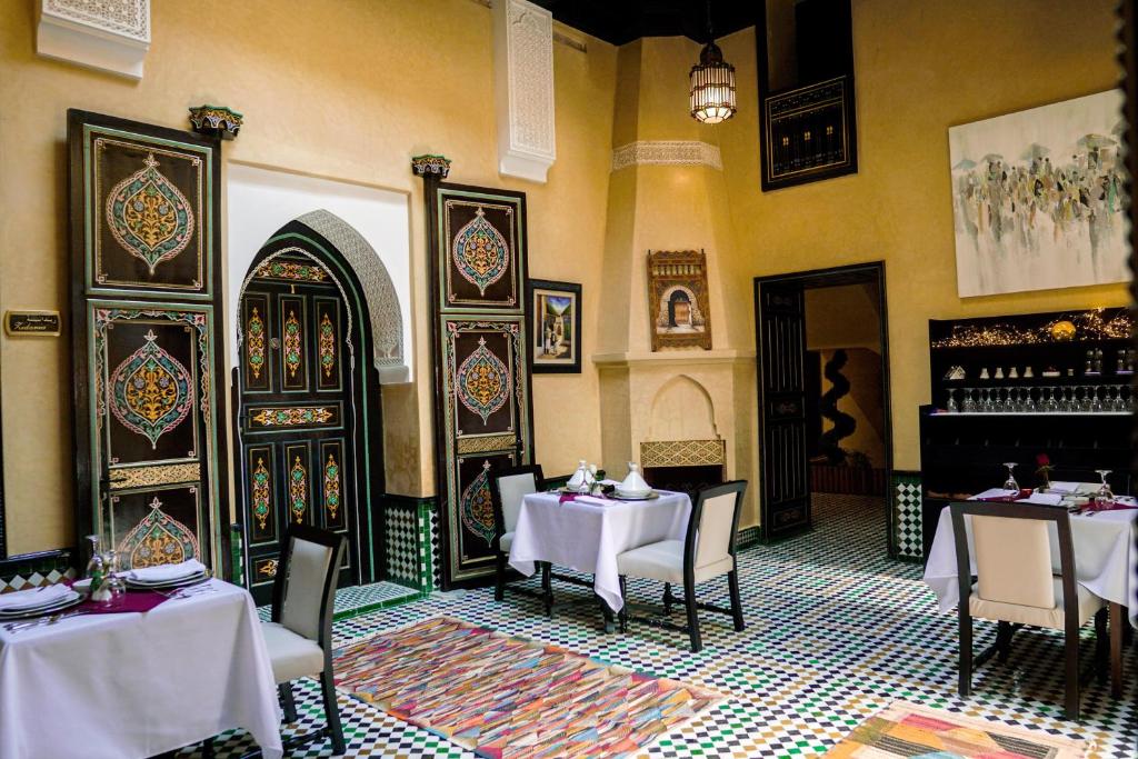 Restaurace v ubytování Riad Zidania
