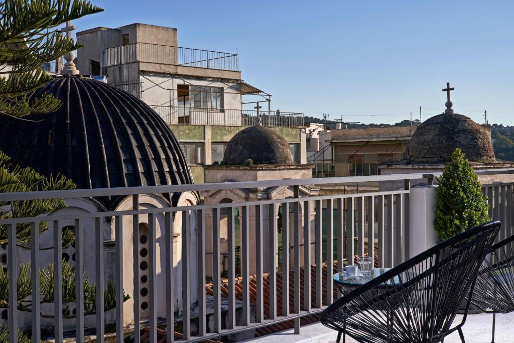 Balkón alebo terasa v ubytovaní MONO Lofts