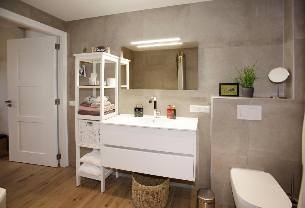 Koupelna v ubytování B&B Perron Vechtdal