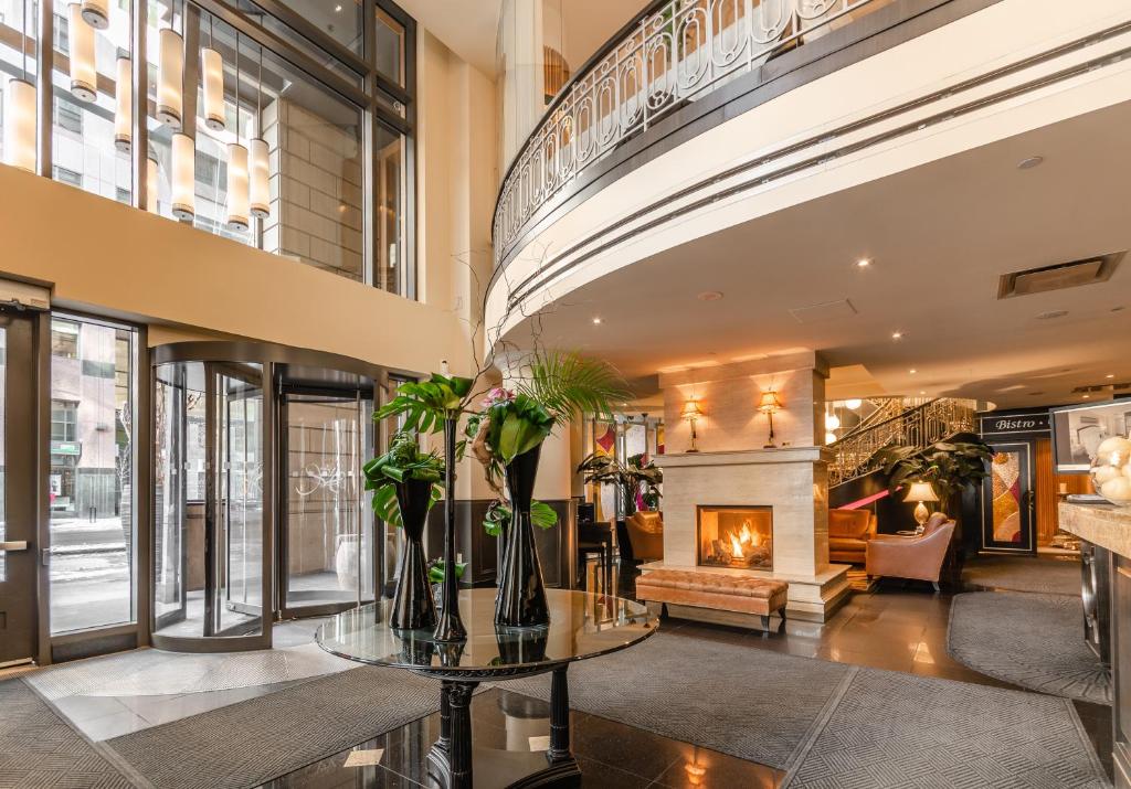 Posezení v ubytování Le St-Martin Hotel Centre-ville – Hotel Particulier
