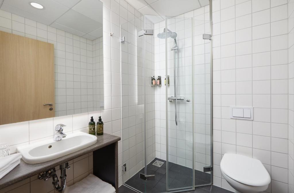 Koupelna v ubytování Alda Hotel Reykjavík