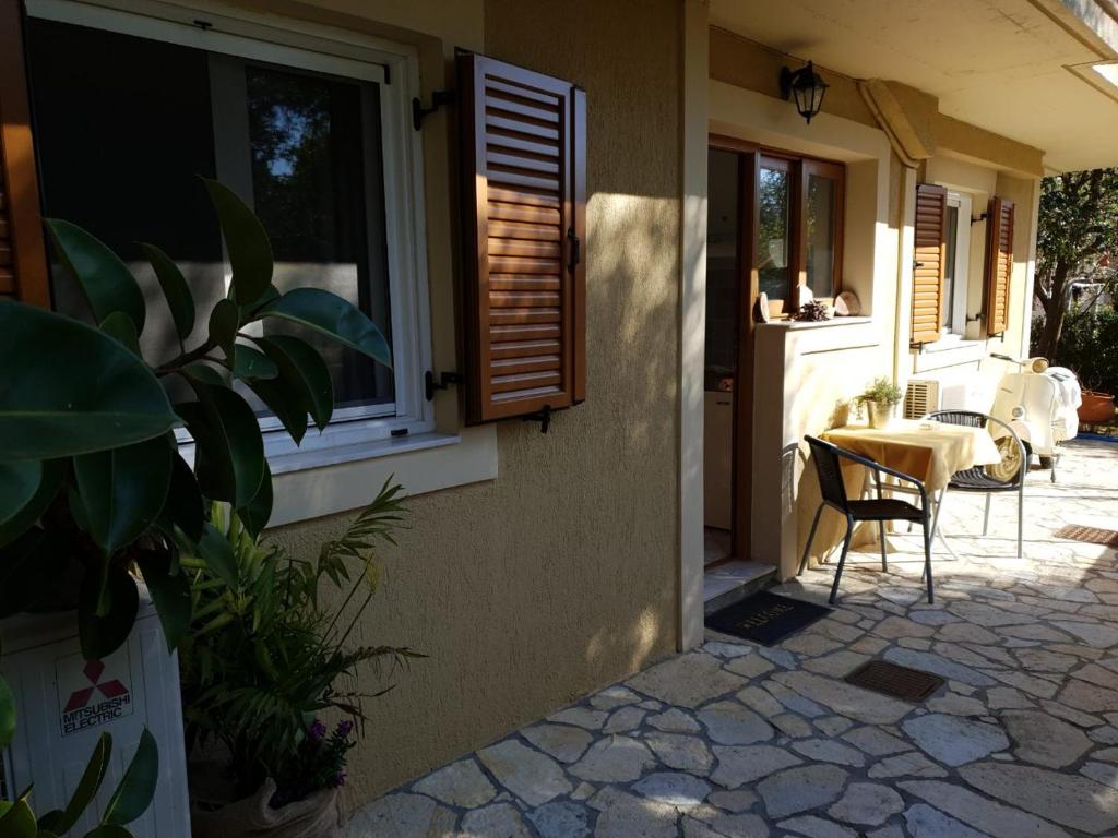 Patio nebo venkovní prostory v ubytování Epi Apartments
