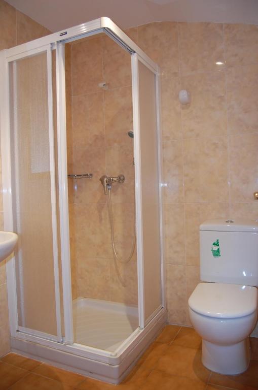 Koupelna v ubytování Hostal Paris