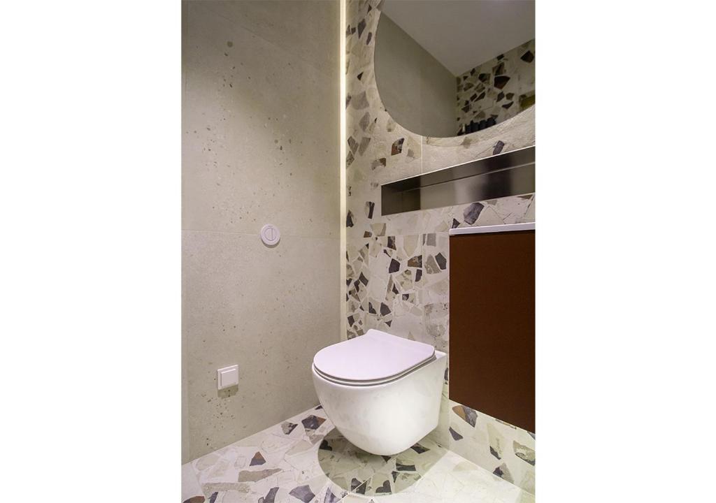 Kúpeľňa v ubytovaní Apartament Strefa Kultury
