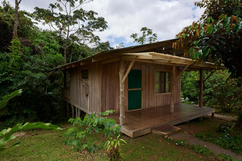 Zahrada ubytování Finca Amistad Cacao Lodge