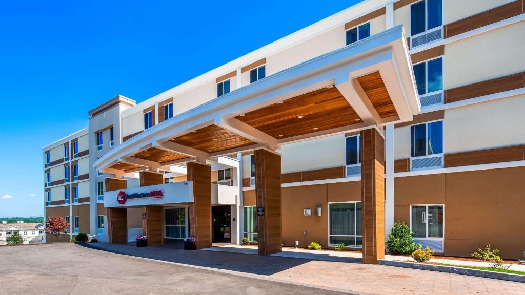 a rendering of a building at a hospital at Best Western Plus North Shore Hotel in Danvers