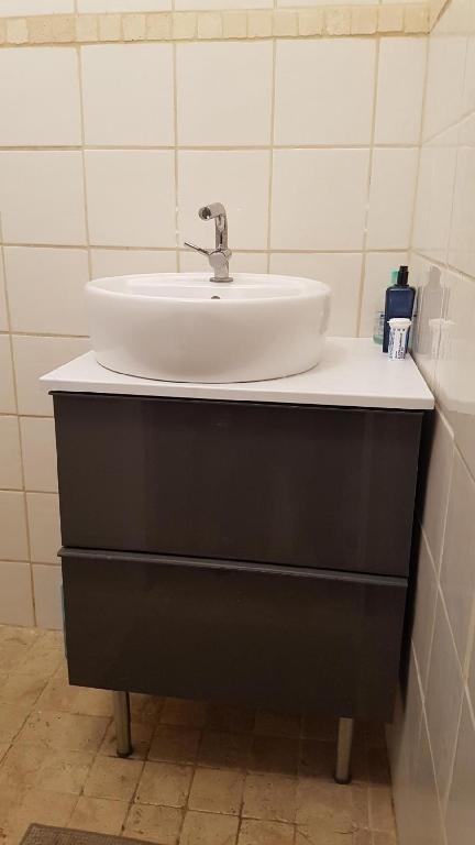 Koupelna v ubytování Le Mas des Pins
