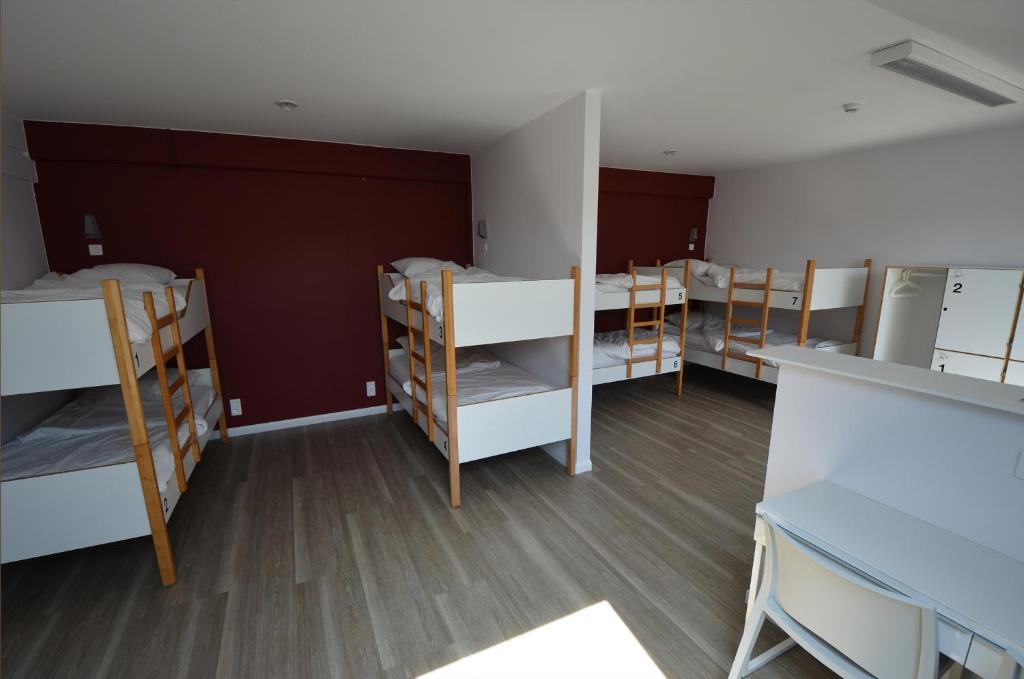 Postel nebo postele na pokoji v ubytování Auberge des 3 Fontaines