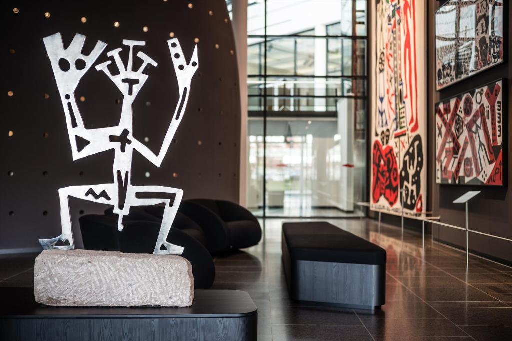 Posezení v ubytování Penck Hotel Dresden