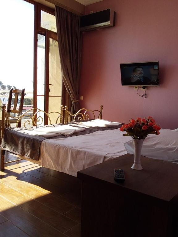 TV a/nebo společenská místnost v ubytování Hotel Inter
