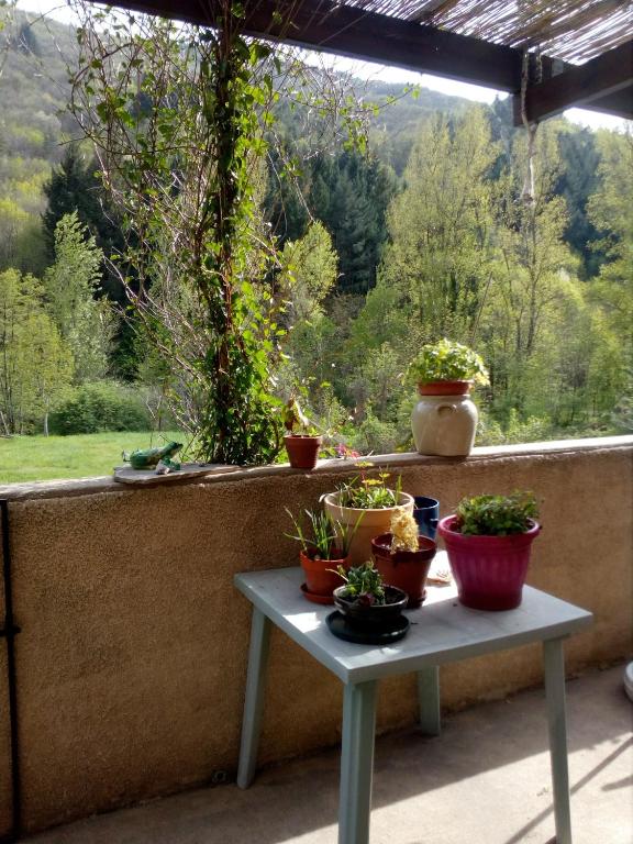 Zahrada ubytování Auberge de Barnas