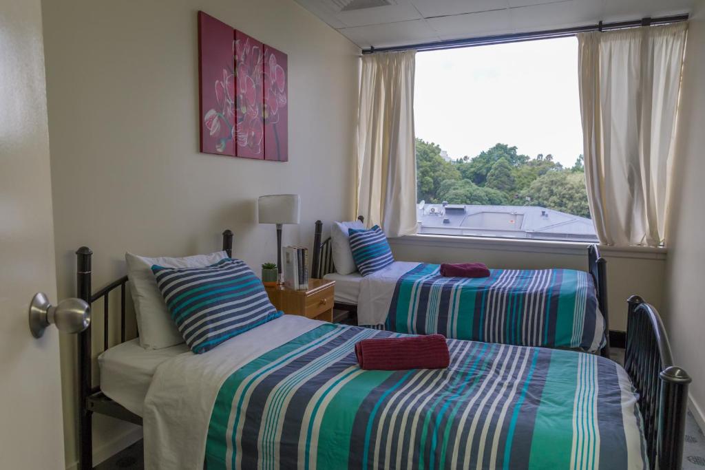 Postel nebo postele na pokoji v ubytování Choice Backpackers