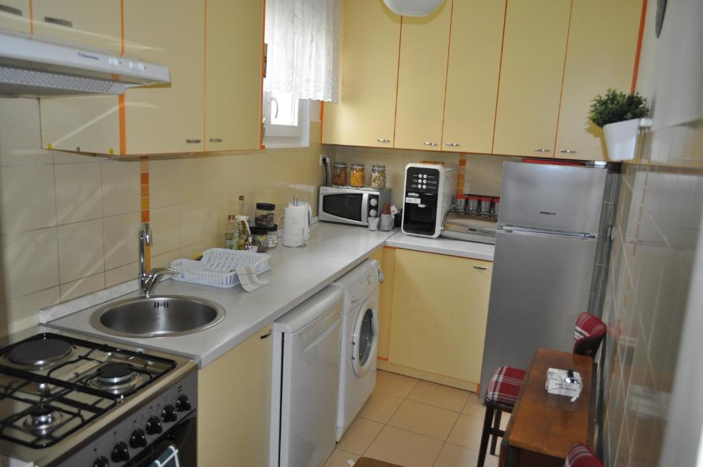 Kuchyňa alebo kuchynka v ubytovaní MZ Apartment