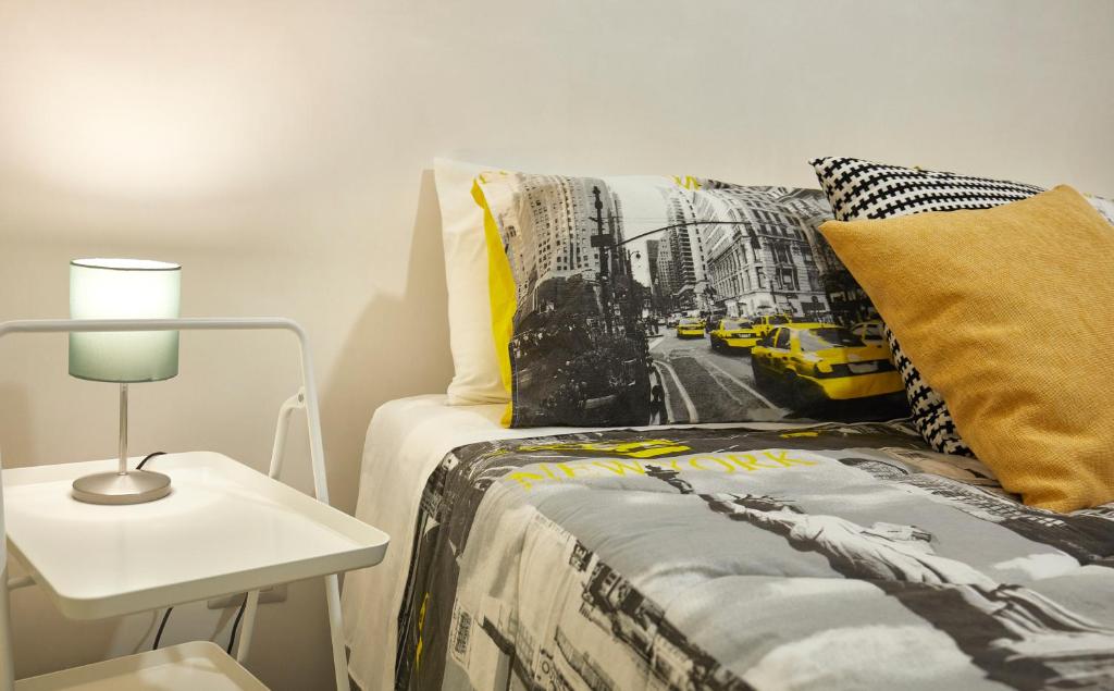 Łóżko lub łóżka w pokoju w obiekcie Annetta home