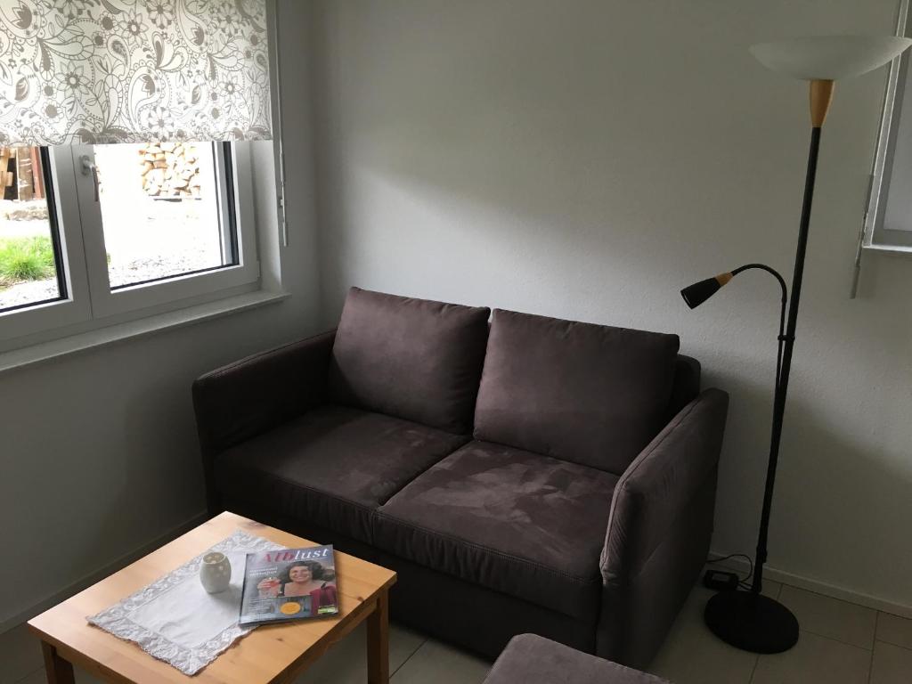 Zona d'estar a Ferienwohnung Gluiber