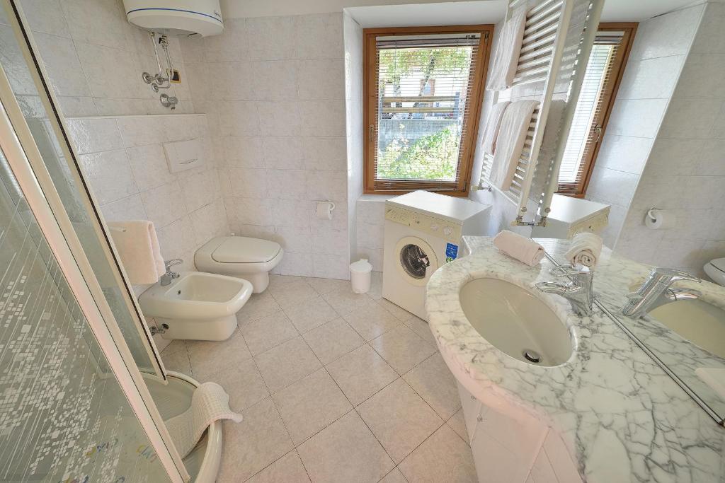 Koupelna v ubytování Casa Cola