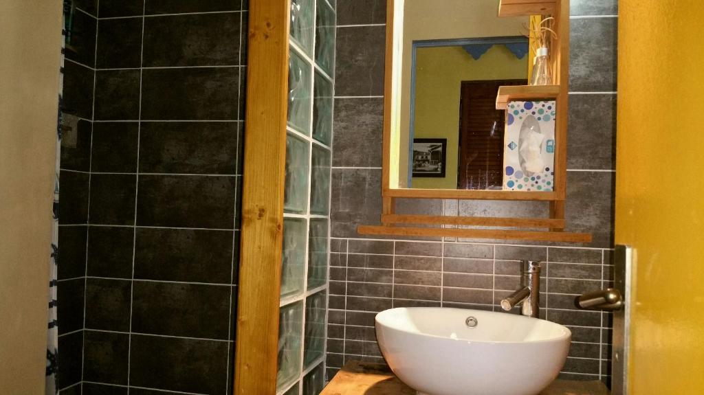 Koupelna v ubytování HAMEAU DE BEAUREGARD