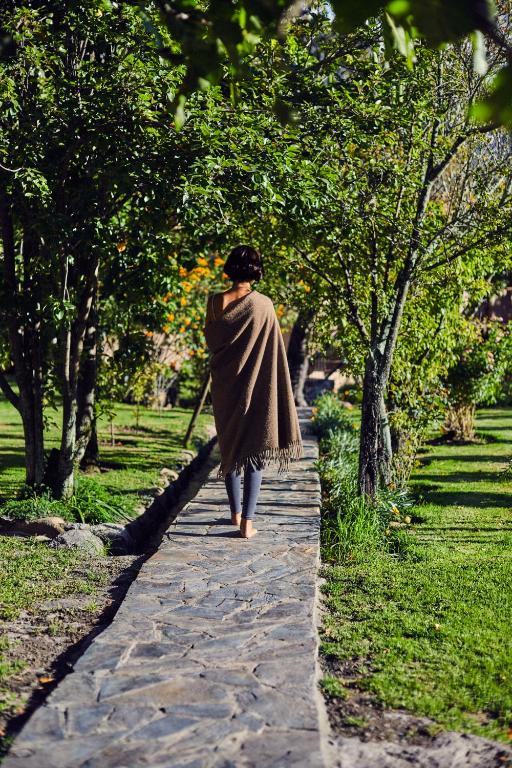 Ein Garten an der Unterkunft Andenia Boutique Hotel, Sacred Valley