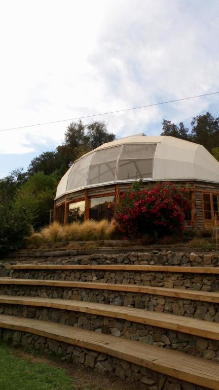 Zahrada ubytování Biosfera Lodge