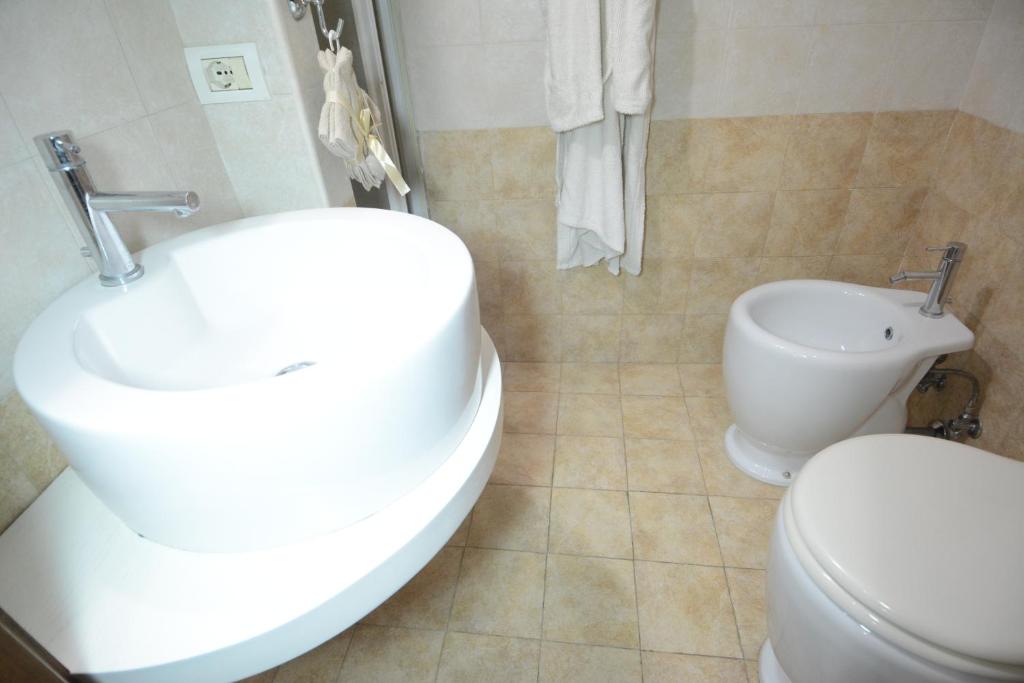 Koupelna v ubytování B&B DOMUS GAIA