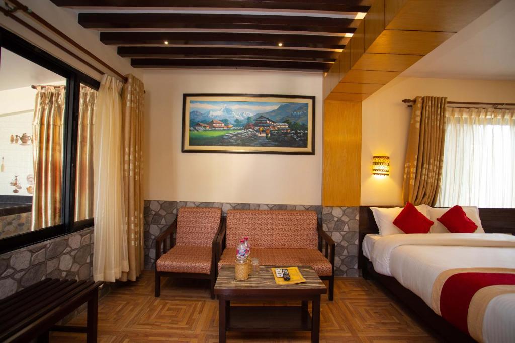 Letto o letti in una camera di Hotel Splendid View