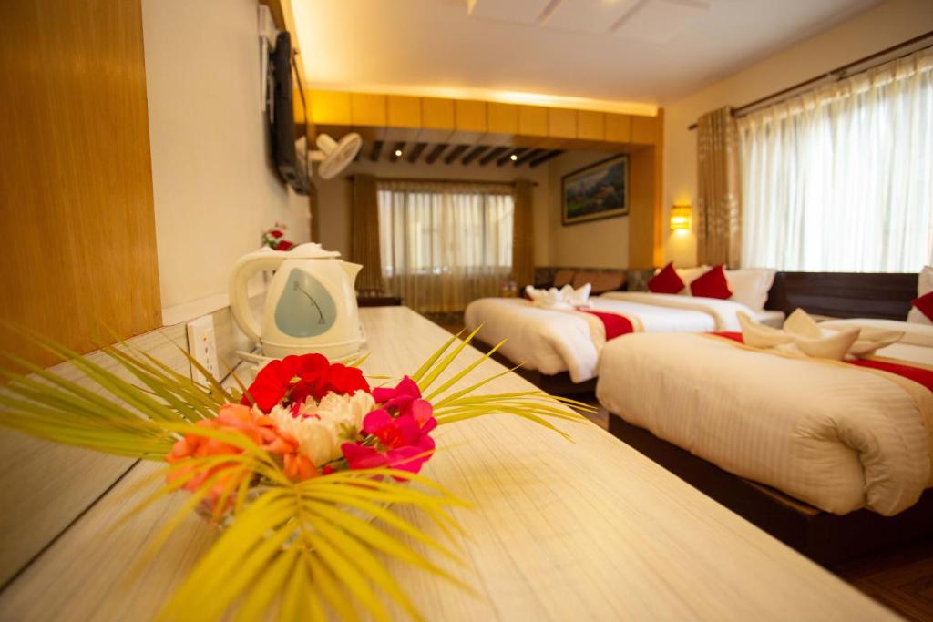 Letto o letti in una camera di Hotel Splendid View