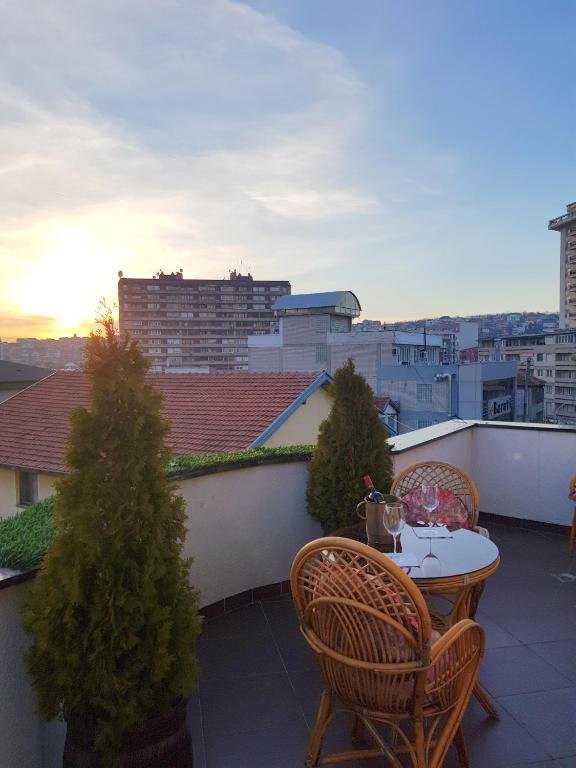Balkón nebo terasa v ubytování Hotel Kika