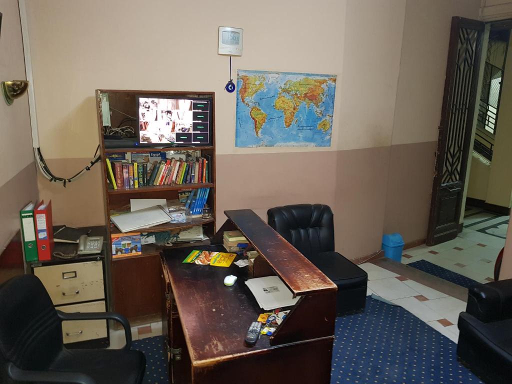 TV a/nebo společenská místnost v ubytování Hostel Vienna