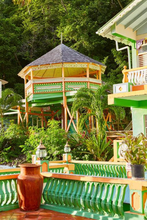 Zahrada ubytování Villa Des Pitons