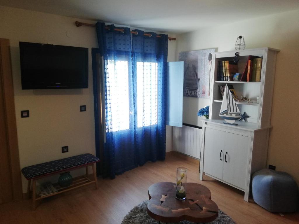 A kitchen or kitchenette at Apartamento La Muralla de Llanes