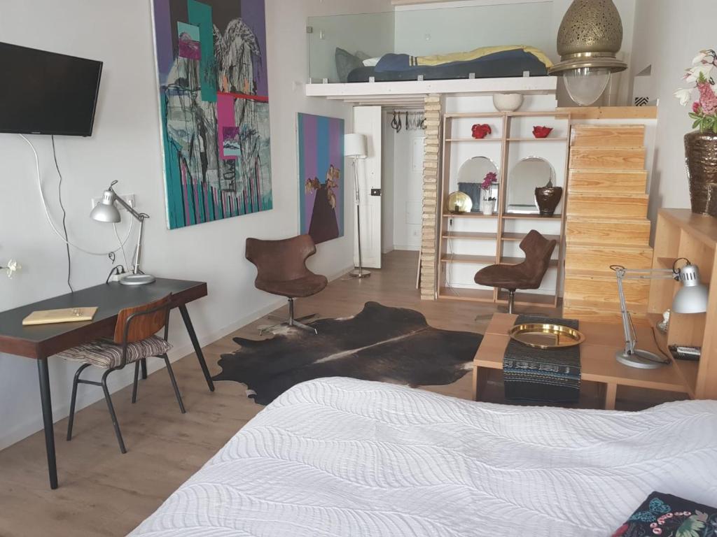 Olhao Citycentre Apartment - Appartamento Con Una Camera Da Letto Con Terrazza