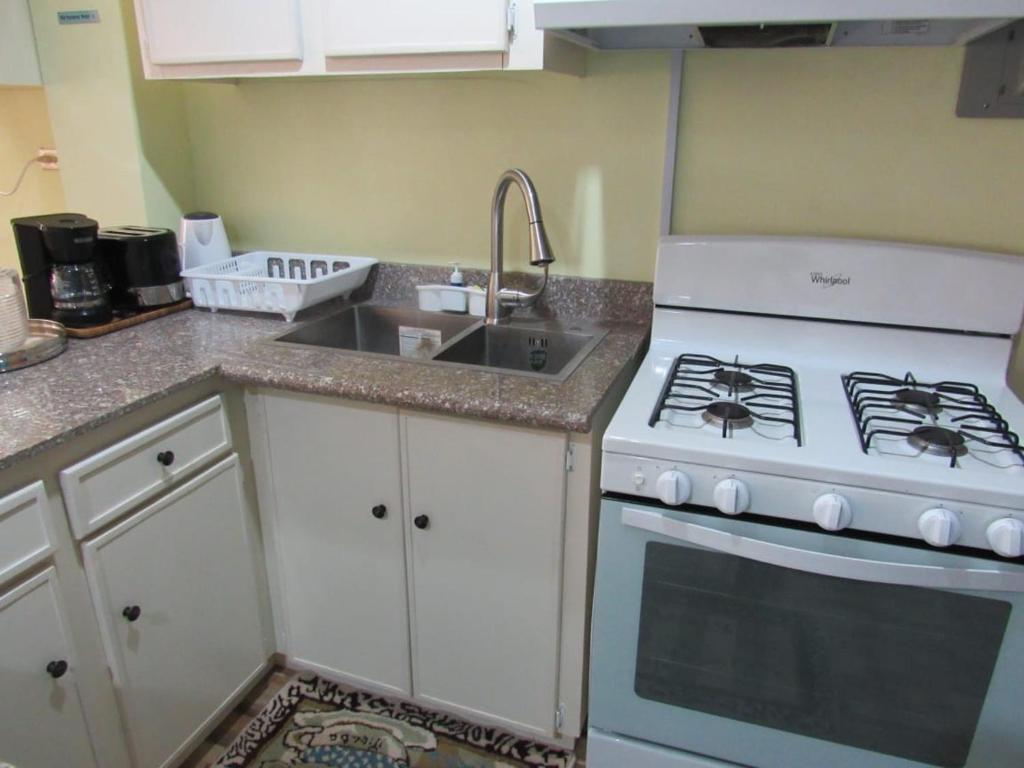 Kuchyň nebo kuchyňský kout v ubytování Paradise Place Apartments