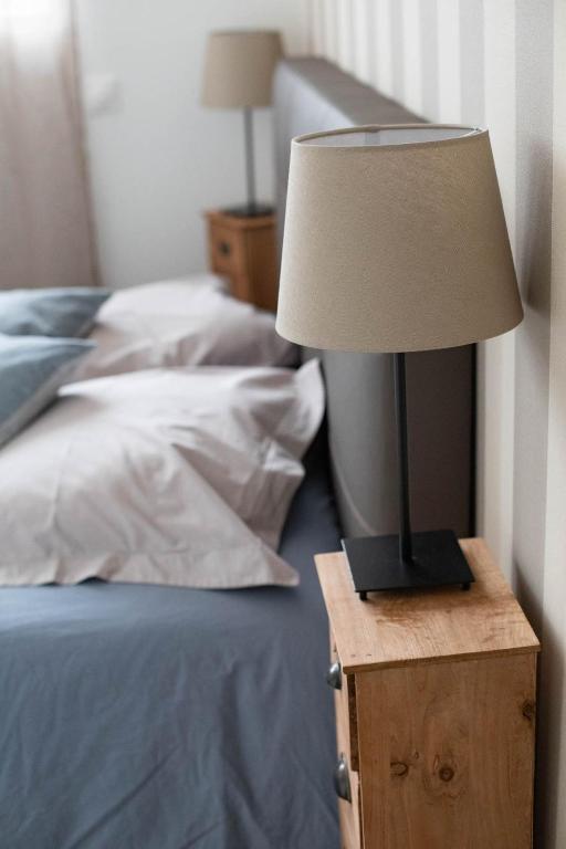 Postel nebo postele na pokoji v ubytování Gîte Le Pressoir
