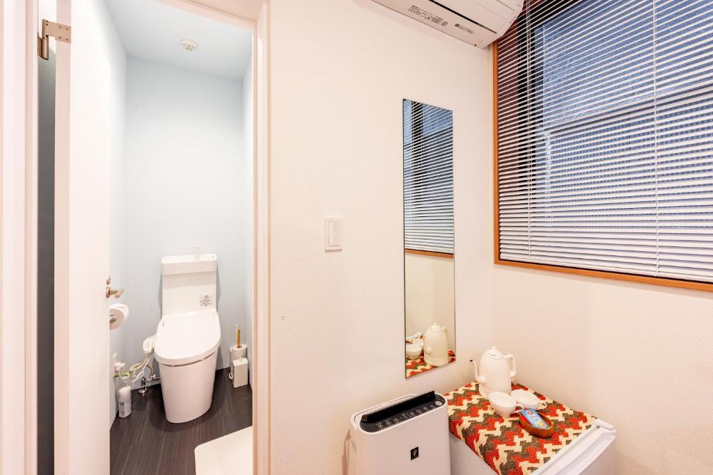 Koupelna v ubytování plat hostel keikyu asakusa karin