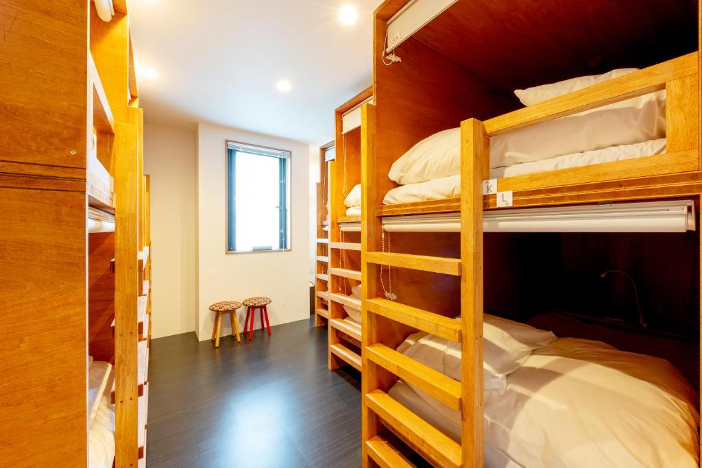 Postel nebo postele na pokoji v ubytování plat hostel keikyu asakusa karin