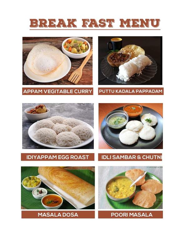 a collage of pictures of different dishes of food at Cherai Ocean View Home in Cherai Beach