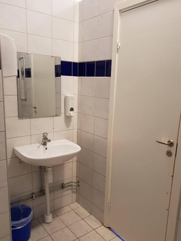Koupelna v ubytování Visby Fängelse
