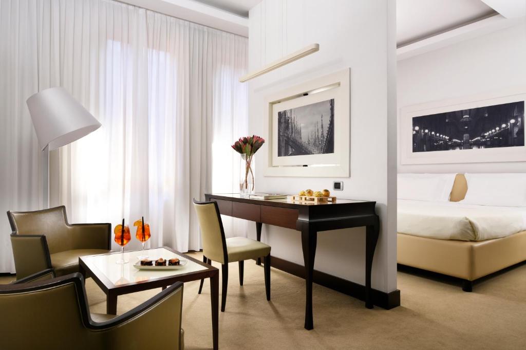 Nápoje v ubytování UNA HOTELS Cusani Milano