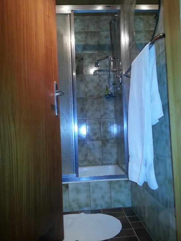 Koupelna v ubytování Haus Karwendelblick