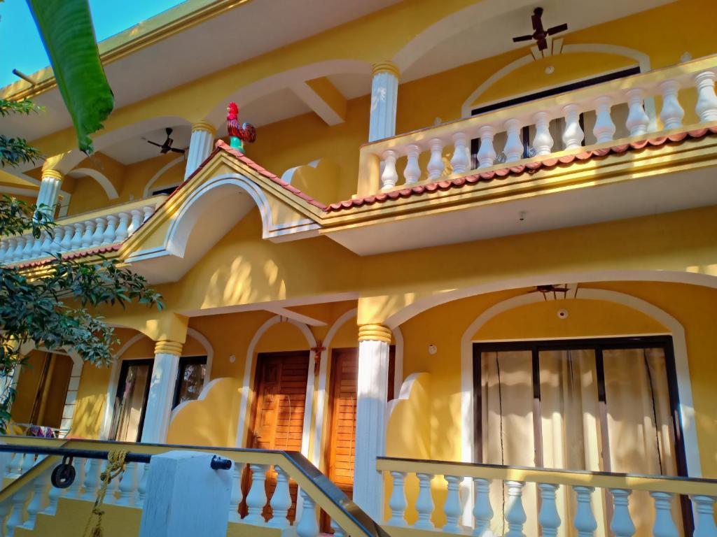 Balkón nebo terasa v ubytování Primavera Holiday Homes-FAMILY RUN GOAN GUEST HOUSE