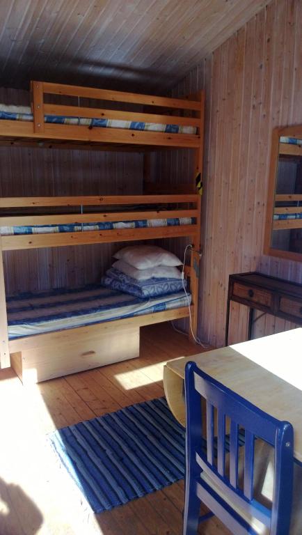 Postel nebo postele na pokoji v ubytování Visby Fängelse