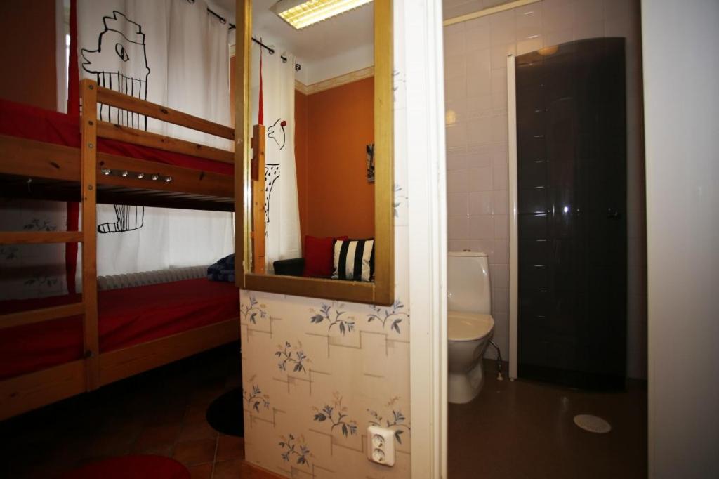 Koupelna v ubytování Visby Fängelse